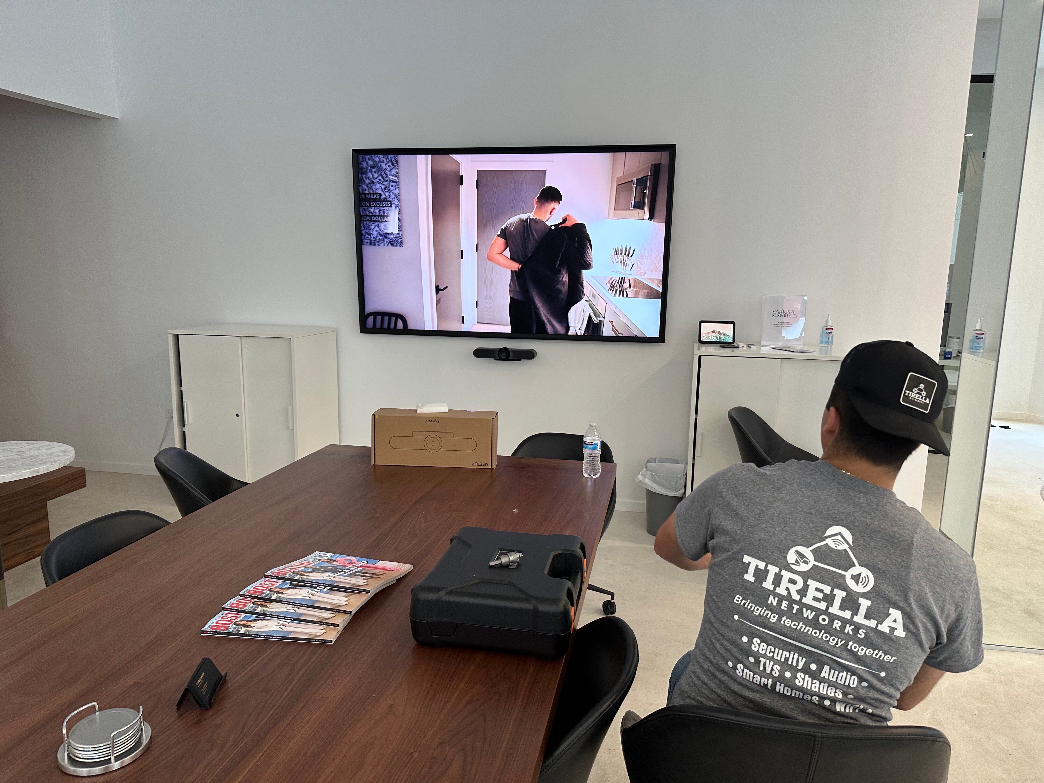 office and business tv and wifi networking
