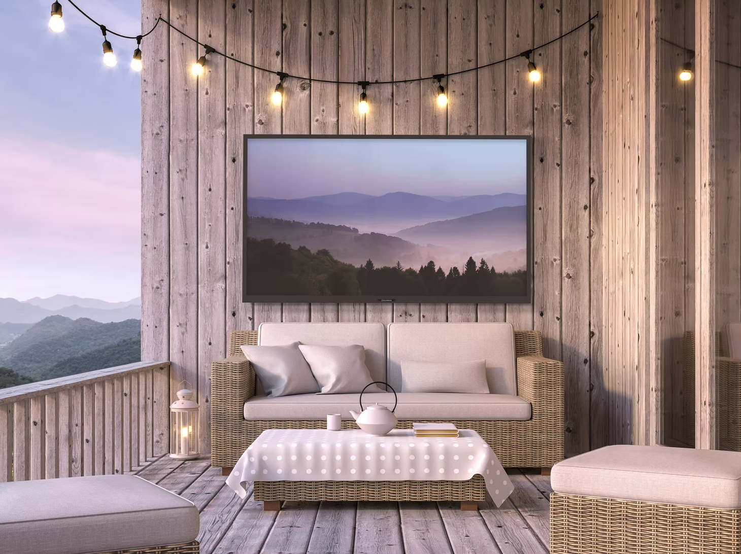 outdoor home entertainment